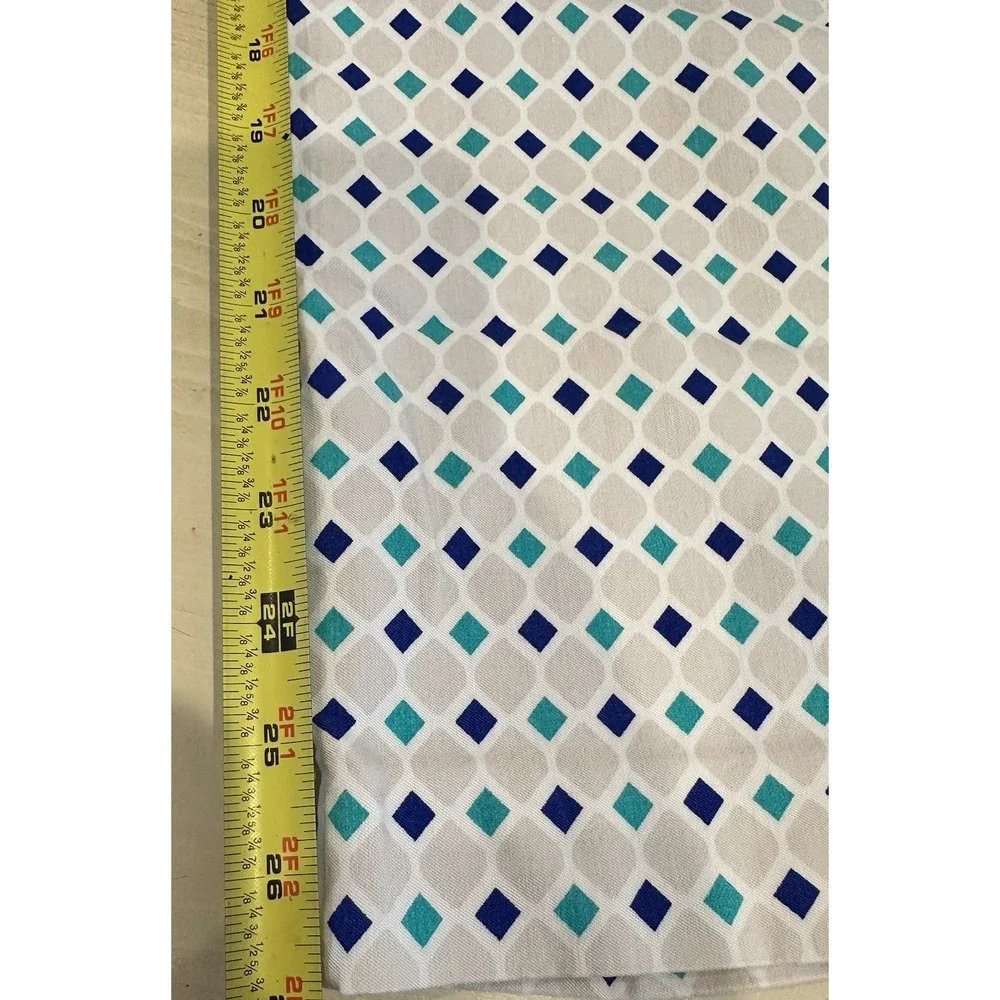 Krazy Larry Pull On Pants Cropped Straight Leg Diamond Pattern Women's 10 - Picture 6 of 7